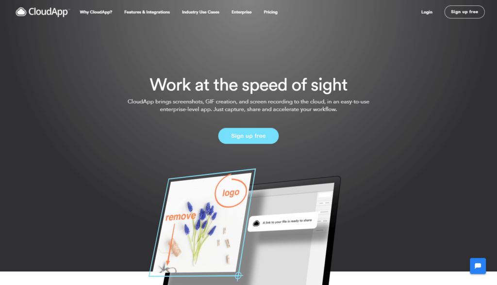 CloudApp is a visual communication tool designed for client support