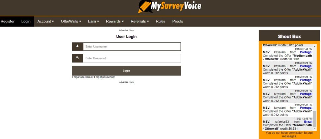 paid on-line surveys