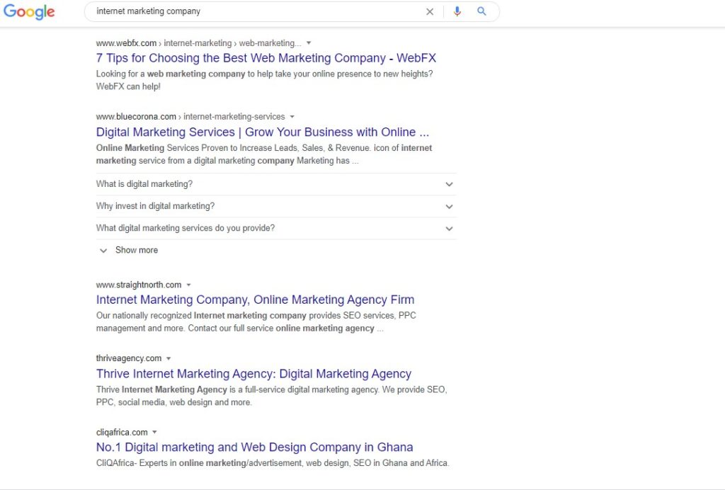 online marketing agency